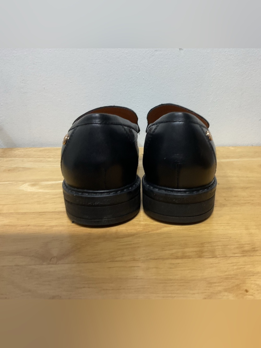 New Easy Spirit Black Leather Loafers Size 7, easy arch - Picture 6 of 8